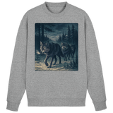 Arvenzo Pack North sweatshirt in heather grey, front view showing a casual, comfortable sweatshirt with a simple design.