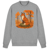 Arvenzo Ember Trail sweatshirt in heather grey, front view showcasing a casual, comfortable sweatshirt with a simple design.