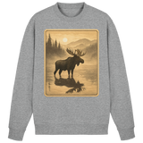 Heather grey Arvenzo Calm Shore sweatshirt with a simple front design, soft fabric, and comfortable fit for casual wear.