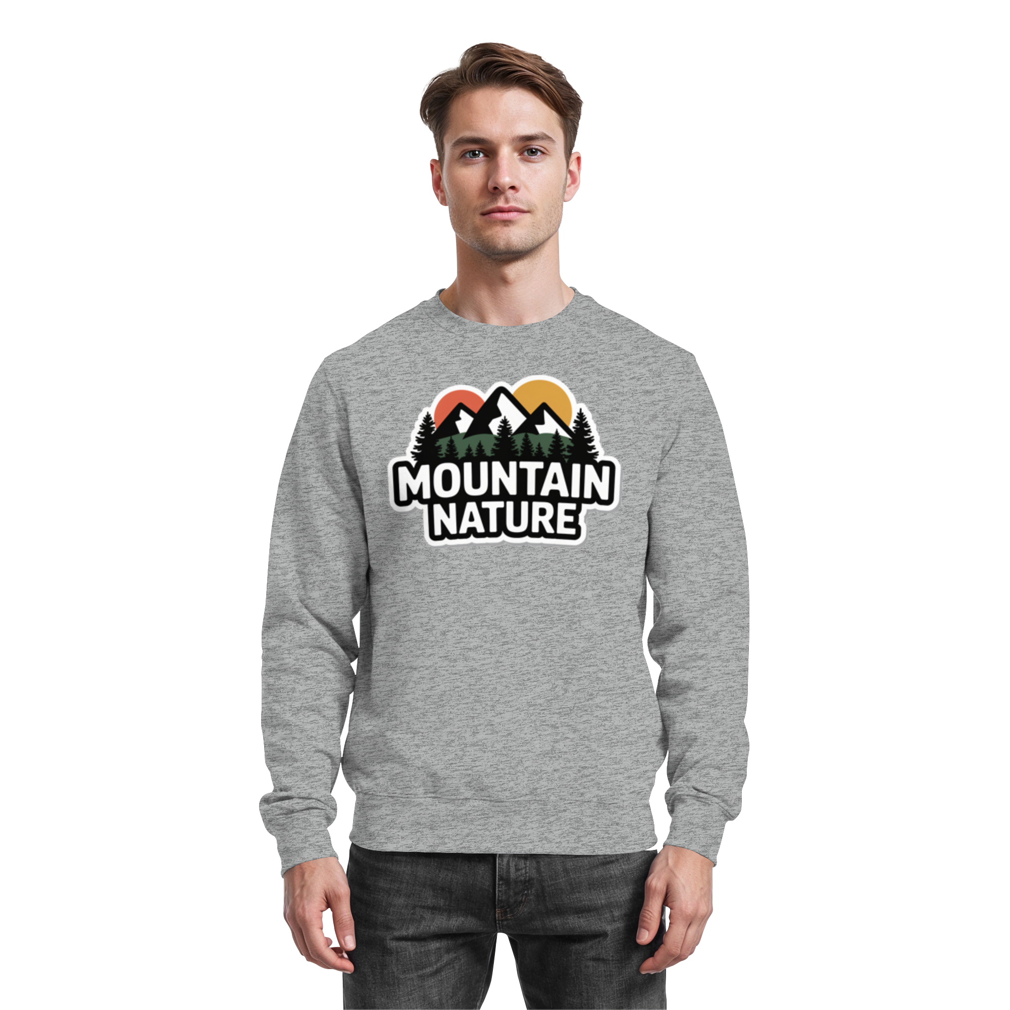 Mountain nature - Basic Sweatshirt - Arvenzo