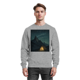 Heather grey Arvenzo North Light sweatshirt shown from the front, featuring a classic crewneck and comfortable fit.