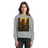 Heather grey Arvenzo Deep Timber sweatshirt shown from the front, featuring a classic crewneck and soft fabric for casual wear.