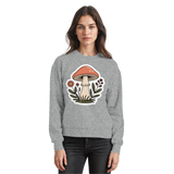 Heather grey Arvenzo Still Roots sweatshirt featuring a front basic design, made from soft, comfortable fabric.