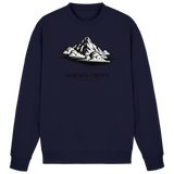 Navy Arvenzo Summit Point sweatshirt with a simple crewneck design, front view showing soft fabric and classic fit.