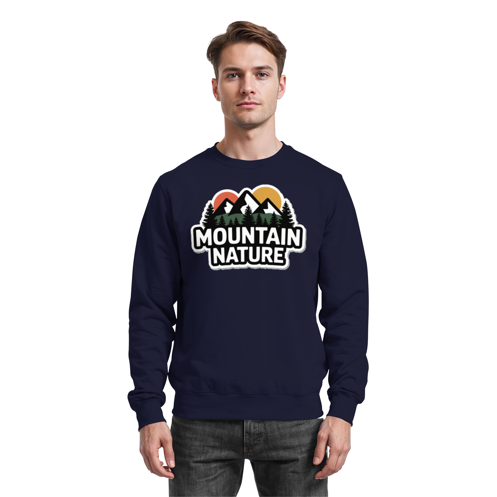 Mountain nature - Basic Sweatshirt - Arvenzo