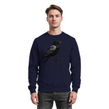 Arvenzo dark navy Raven sweatshirt with a simple crewneck design, front view showing soft fabric and classic fit.