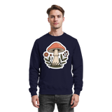 Arvenzo Still Roots navy sweatshirt featuring a front design, made from soft fabric, casual and comfortable for everyday wear.