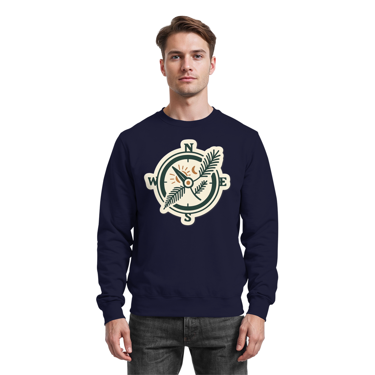 Natura Compass - Basic Sweatshirt - Arvenzo