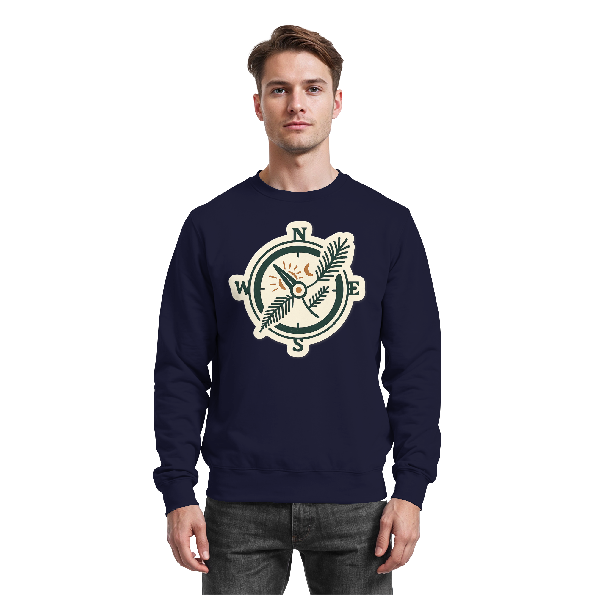 Natura Compass - Basic Sweatshirt - Arvenzo