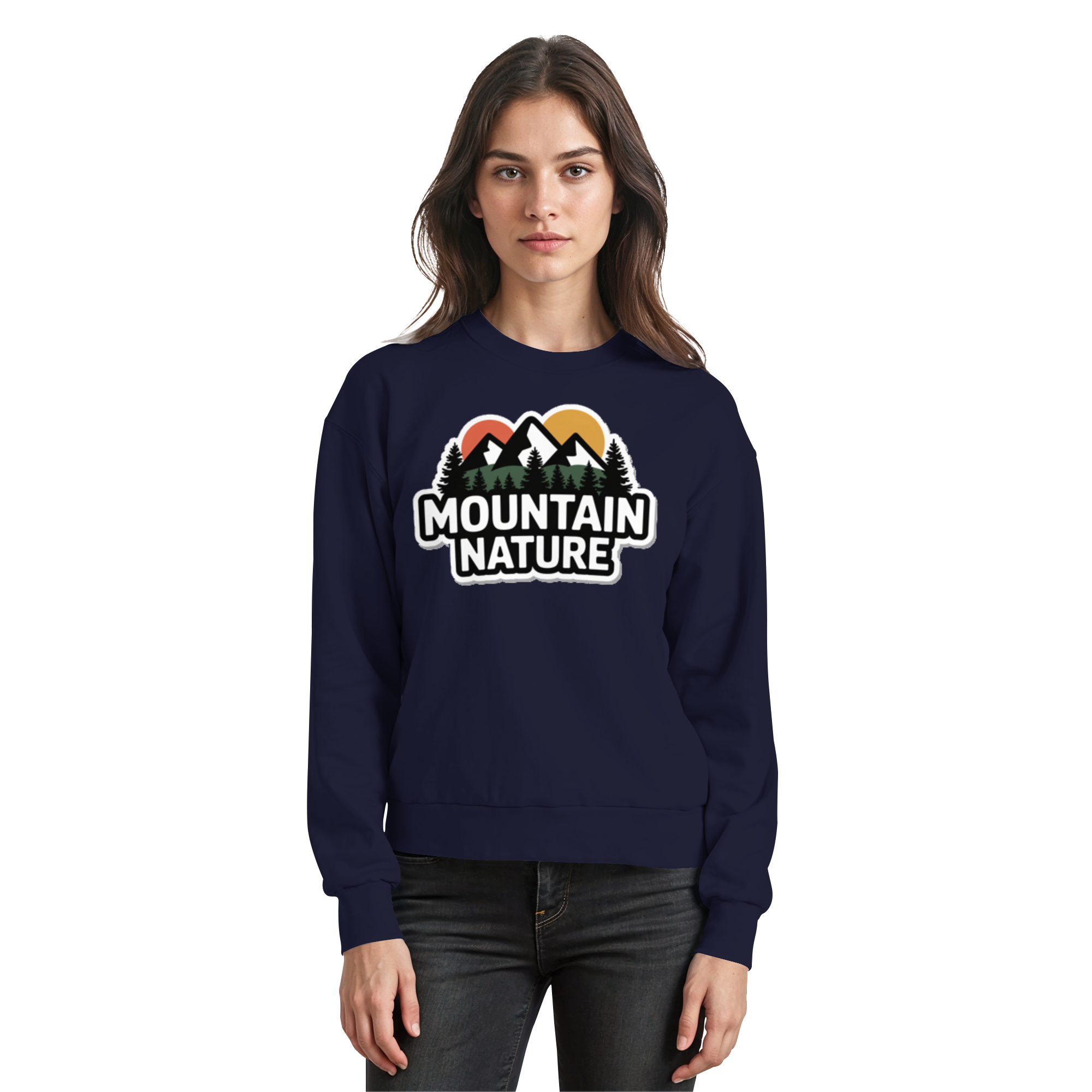Mountain nature - Basic Sweatshirt - Arvenzo