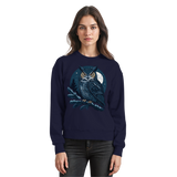Arvenzo Night Watch sweatshirt in navy, front view showing classic crewneck design and soft cotton fabric.