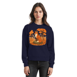 Arvenzo Ember Trail navy sweatshirt showing a front view with a simple crewneck design and soft fabric appearance