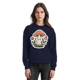 Arvenzo Still Roots navy sweatshirt with a front design, made of soft fabric, featuring a classic casual fit.