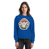 Royal blue Still Roots sweatshirt by Arvenzo, front view showing a classic crewneck design and soft, comfortable fabric.