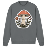 Arvenzo Still Roots sweatshirt in steel grey with a simple front design, made from soft, comfortable fabric.