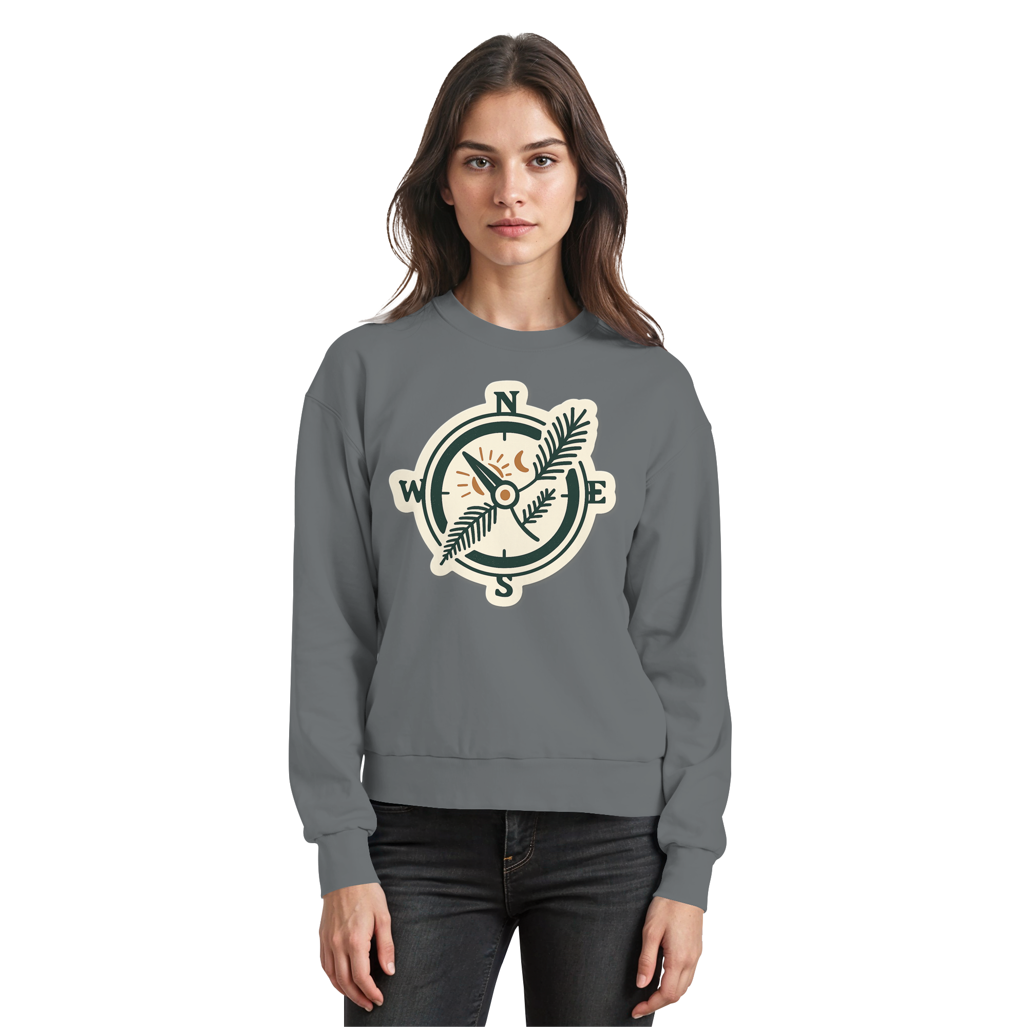 Natura Compass - Basic Sweatshirt - Arvenzo
