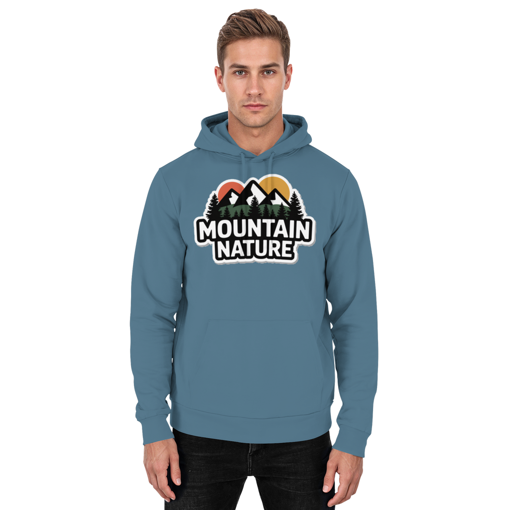 Mountain nature - Basic Unisex Hoodie - Arvenzo