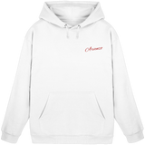 Unisex Arctic White Pure Ground Hoodie by Arvenzo, front view showing a basic pullover hoodie with a clean design.