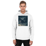 Arvenzo Pack North Hoodie in Arctic White, front view, unisex casual hoodie with a simple design and comfortable fit.