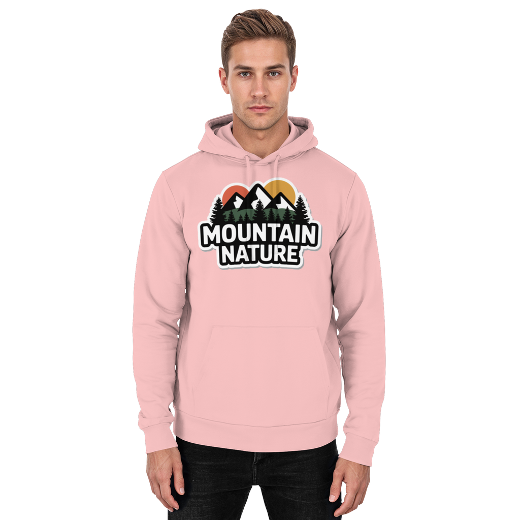 Mountain nature - Basic Unisex Hoodie - Arvenzo