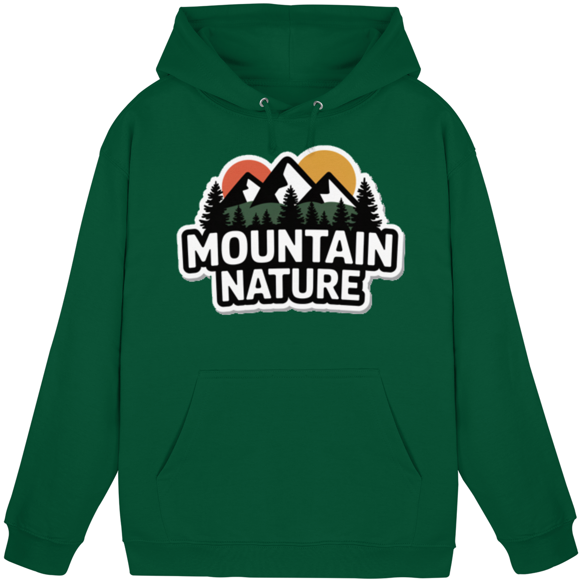 Mountain nature - Basic Unisex Hoodie - Arvenzo