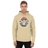 Unisex desert sand hoodie by Arvenzo with a front basic design, soft fabric, and casual fit.