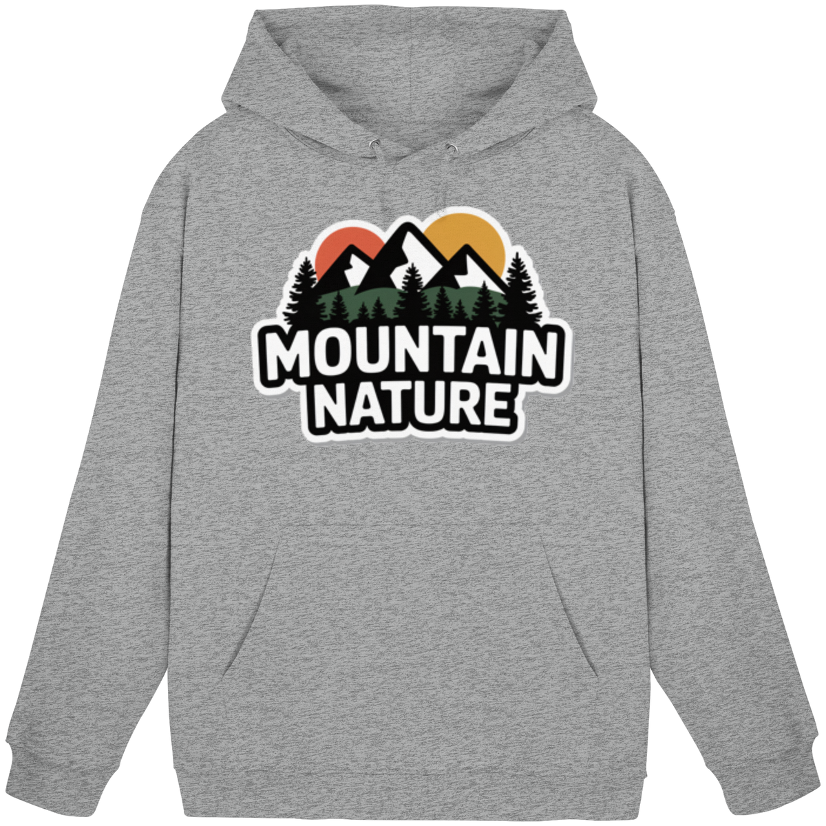 Mountain nature - Basic Unisex Hoodie - Arvenzo