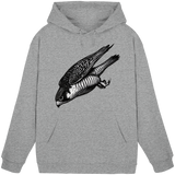 Unisex Heather Grey Arvenzo Swift Dive hoodie with front design, casual fit, soft fabric, and hooded neckline.