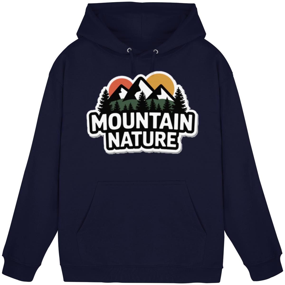 Mountain nature - Basic Unisex Hoodie - Arvenzo