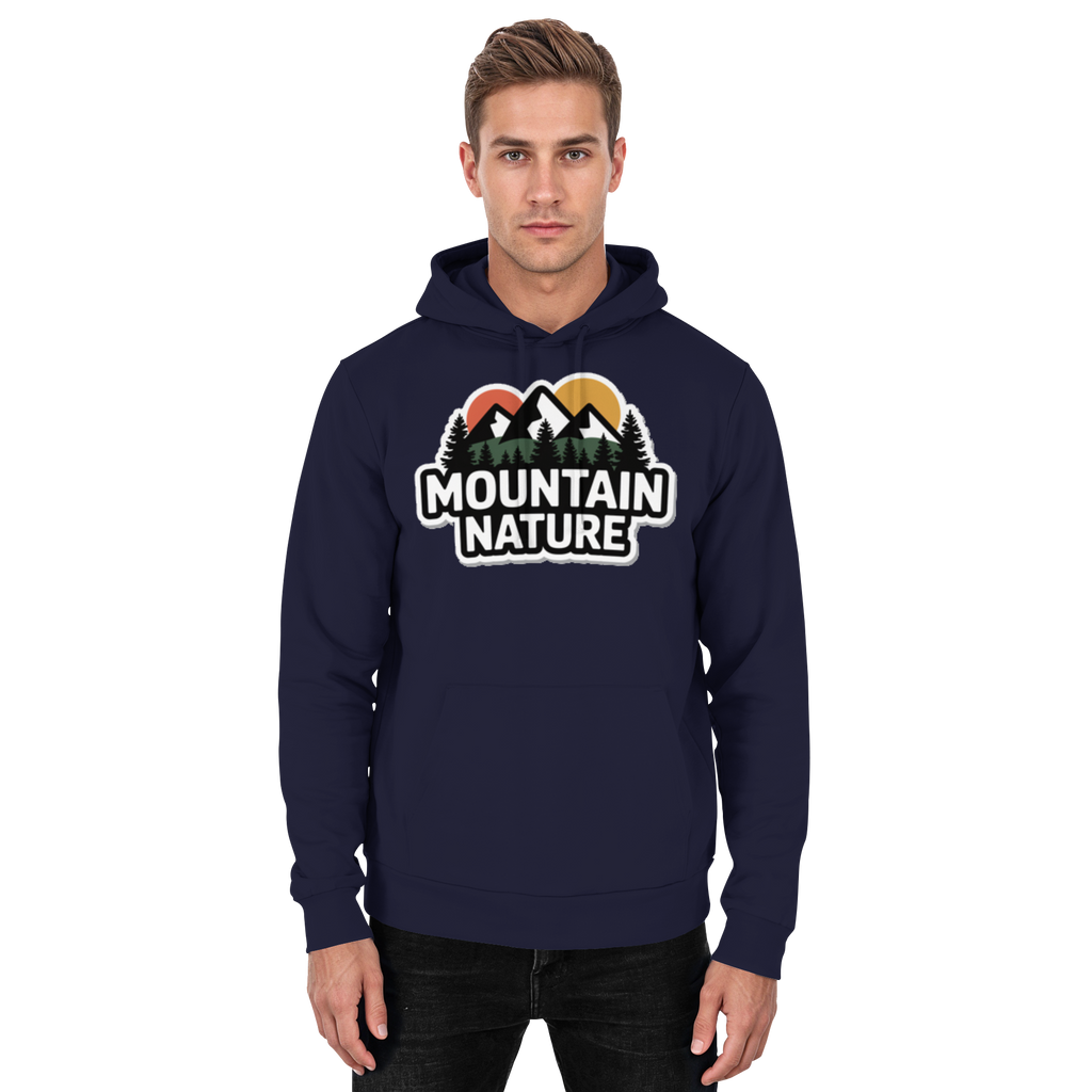 Mountain nature - Basic Unisex Hoodie - Arvenzo