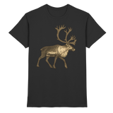 Black Arvenzo Tundra Walk unisex shirt front view, premium casual shirt with a comfortable fit and stylish design.