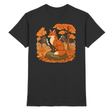 Front view of Arvenzo Ember Trail unisex black shirt with a sleek design and comfortable fit.