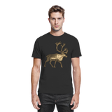 Black Arvenzo Tundra Walk unisex shirt with front design, casual fit, and premium fabric, perfect for everyday wear.