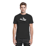 Black Arvenzo Summit Point unisex shirt featuring a sleek front design and premium fabric for comfortable everyday wear.