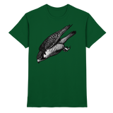 Arvenzo Swift Dive unisex shirt in premium bottle green, front view showing casual fit and smooth fabric texture.