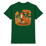 Arvenzo Ember Trail unisex shirt in bottle green, front view showcasing casual fit and soft fabric for outdoor wear.