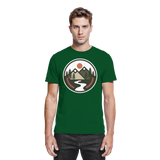 Front view of Arvenzo unisex Open Ground shirt in premium bottle green fabric, showcasing a casual, stylish design.
