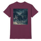 Front view of Arvenzo Pack North unisex shirt in burgundy, showcasing a premium quality casual shirt design.