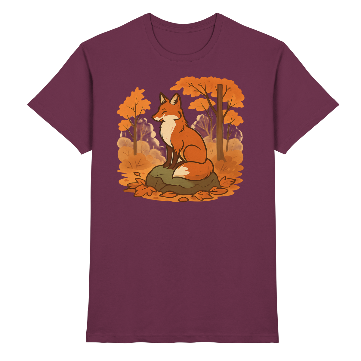 Front view of Arvenzo Ember Trail unisex burgundy shirt, premium fabric, with a casual fit and minimal design.