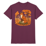 Front view of Arvenzo Ember Trail unisex burgundy shirt, premium fabric, with a casual fit and minimal design.