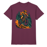 Front view of Arvenzo Dirt Rush unisex shirt in burgundy, showcasing the premium fabric and stylish design.