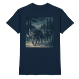Front view of Arvenzo Pack North Unisex Shirt in navy with a classic fit and clean design.