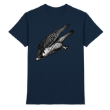 Front view of Arvenzo Swift Dive unisex navy shirt with a sleek design and comfortable fit.