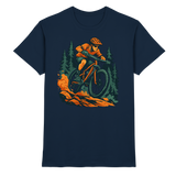 Front view of Arvenzo Dirt Rush unisex navy shirt, showing the premium fabric and stylish design.
