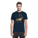 Unisex navy Tundra Walk shirt by Arvenzo, front view showing classic fit and premium fabric for casual wear.