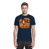 Arvenzo Ember Trail unisex navy shirt front view, premium fabric, casual fit, suitable for outdoor and everyday wear