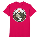 Front view of Arvenzo Open Ground unisex shirt in sorbet color, showcasing a premium casual shirt design.