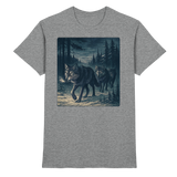 Front view of Arvenzo Pack North unisex shirt in sports grey meliert, showcasing a comfortable, casual design.