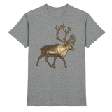 Unisex Arvenzo Tundra Walk Shirt in sports grey meliert, front view showcasing casual, comfortable fit and premium fabric.