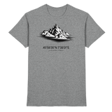 Unisex Summit Point Shirt by Arvenzo in sports grey meliert, featuring a front view of the premium casual shirt.